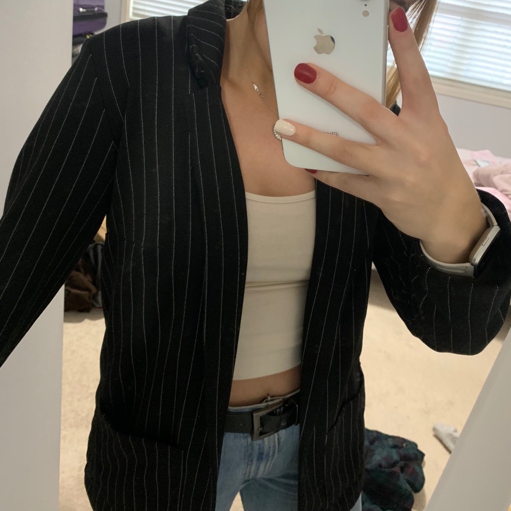 Pin stripe H&M blazer